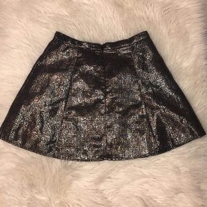 One Clothing Sparkle black skirt